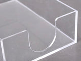 9X5.5X2 Clear Acrylic Napkin Holder 2 PCS Organizer Kitchen Bathroom Tissue 10273