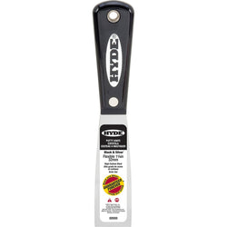 Hyde 02000 1-1/4 Black & Silver Flex Putty Knife-1PK