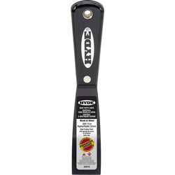 Hyde 02070 1-1/4 Black & Silver Bent Stiff Putty Knife-1PK