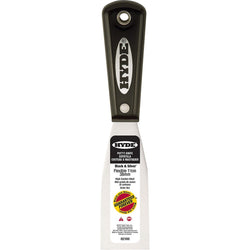 Hyde 02100 1-1/2 Black & Silver Flex Putty Knife-1PK