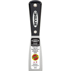 Hyde 02150 1-1/2 Black & Silver Stiff Putty Knife-1PK