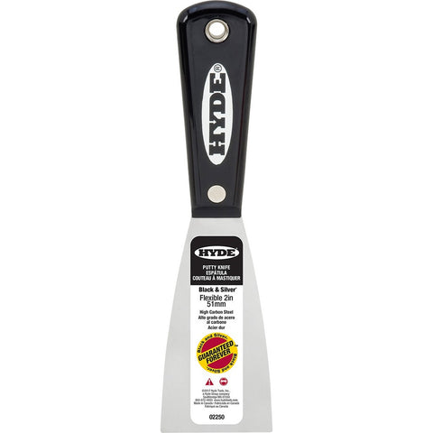 Hyde 02250 2 Black & Silver Flex Putty Knife-1PK