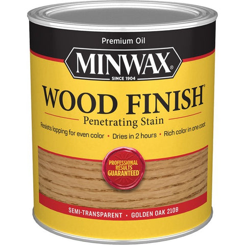 Minwax 70001 qt Golden Oak 210B Semi-Transparent Stain-1PK LANC-104