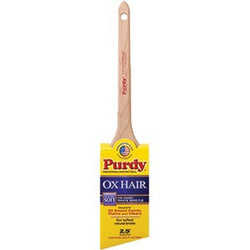 Purdy 144296025 2-1/2 Ox-Hair/White Bristle Extra Soft Ox-O-Angular Paint Brush-1PK LANC-10872