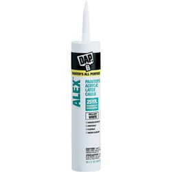DAP 18670 10.3oz White Alex Painters 25yr Acrylic Latex Caulk-12PK LANC-1095
