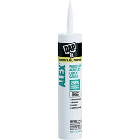 DAP 18670 10.3oz White Alex Painters 25yr Acrylic Latex Caulk-12PK LANC-1095