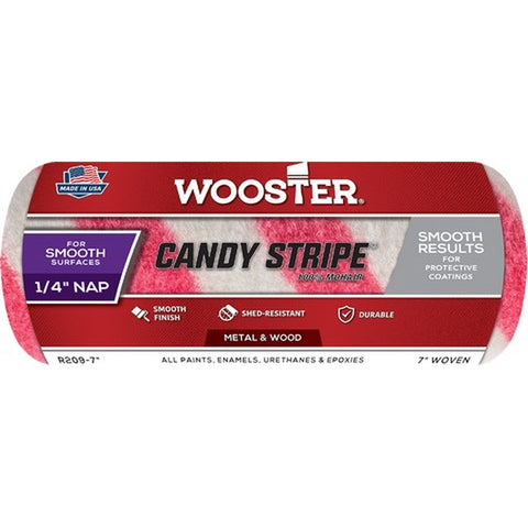 Wooster R209 7 x 1/4 Nap Candy Stripe Roller Cover-1PK LANC-11453