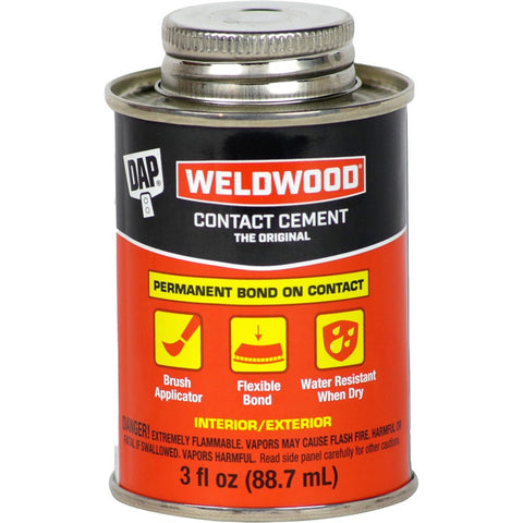 DAP 00107 3oz Weldwood Contact Cement-1PK LANC-1151