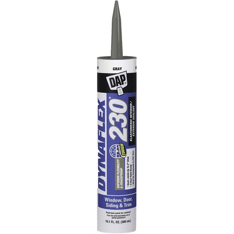 DAP 18286 10.1oz Gray Dynaflex 230 Premium Elastomeric Sealant-12PK LANC-1152