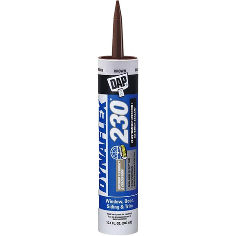 DAP 18418 10.1oz Brown Dynaflex 230 Premium Elastomeric Sealant-12PK LANC-1153