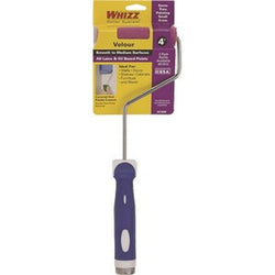 Whizz 51600 4 Purple Velour 3/16 Nap Mini Roller w/ 13 Handle-1PK LANC-11579