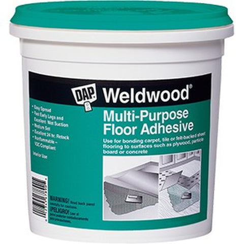 DAP 00141 qt Weldwood Multi-Purpose Latex Floor Adhesive-1PK LANC-1190