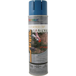 Seymour 20-653 20 oz. (17 oz. Fill) Precaution Blue Stripe Inverted Tip Marker-1PK LANC-12119