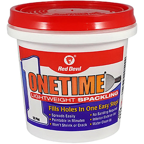 Red Devil 0542 .5pt Onetime Lightweight Spackling-1PK LANC-12282