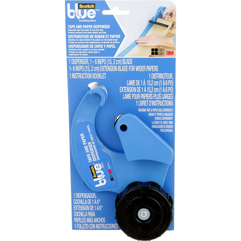 3M M1000-SBN ScotchBlue Tape and Paper Dispenser w/6 Blade & 6 Extension-1PK LANC-12598