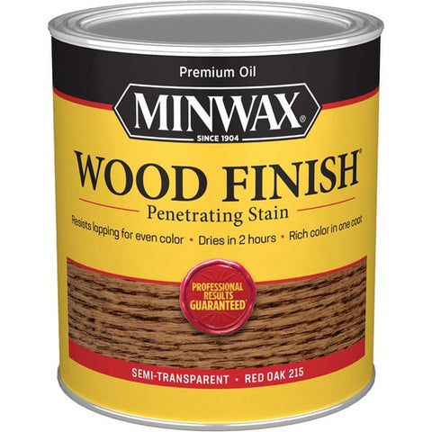 Minwax 70040 qt Red Oak 215 Semi-Transparent Stain-1PK LANC-12933