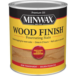 Minwax 70041 qt Golden Pecan 245 Semi-Transparent Stain-1PK LANC-12936