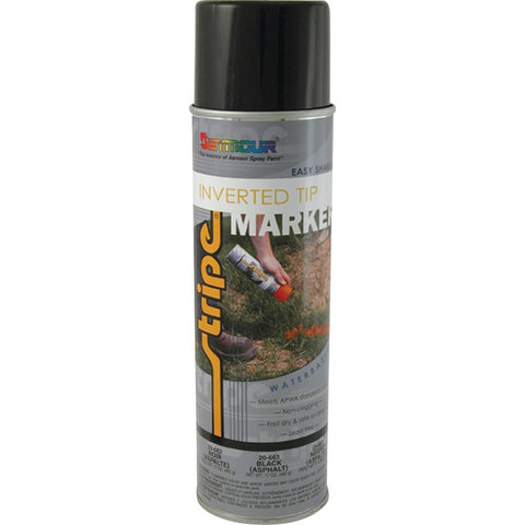 Seymour 20-663 20 oz. (17 oz. Fill) Black Asphalt Stripe Inverted Tip Marker-1PK LANC-12959
