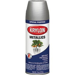 Krylon K01401777 11oz Bright Silver Spray Paint-1PK LANC-1330
