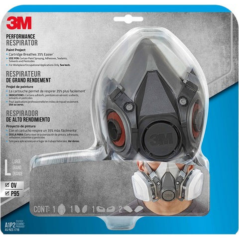 3M 6311P1-DC OV/P95 Large Performance Paint Project Respirator-1PK LANC-13726