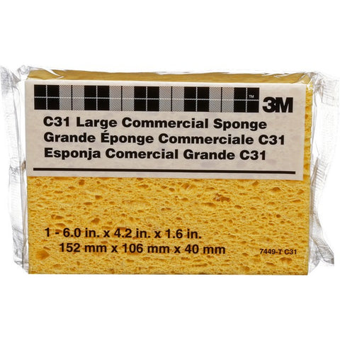 3M 7449-T C31 6 x 4.25 x 1.625 Commercial Size Sponge-1PK LANC-139329
