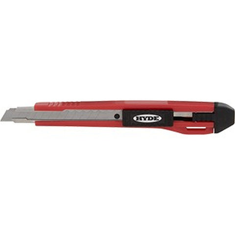 Hyde 42045 9mm 13pt Auto Lock Snap Off Blade Utility Knife w/ 3 Blades-1PK LANC-14017