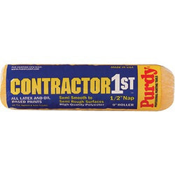 Purdy 144688093 9 x 1/2 Nap High Quality Polyester Contractors 1st Roller Cover-1PK LANC-145111