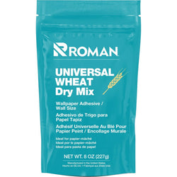 Roman 09701 8oz Universal Wheat Wallpaper Paste/Wall Size Adhesive (Dry Mix)-1PK LANC-145259