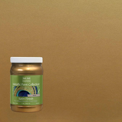 Modern Masters ME289 qt Brass Metallic Paint-1PK LANC-145431