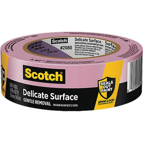 3M 2080-36EC 1.41 x 60yd (36mm) Scotch Delicate Surface Painters Tape-1PK LANC-145679