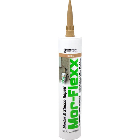 Sashco 15010 10.5 oz. Beige Mor Flexx Mortar & Stucco Repair Sealant-12PK LANC-145923