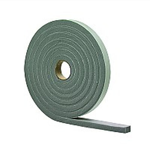 M-D 02253 3/16 x 3/8 x 17' Gray Hi Density Foam Tape w/ Adhesive Closed Cell-1PK LANC-146310