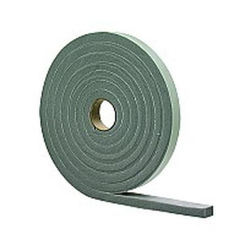 M-D 02279 1/4 x 1/2 x 17' Gray Hi Density Foam Tape w/ Adhesive Closed Cell-1PK LANC-146311