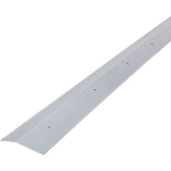 M-D 78212 36 x 2 Silver Fluted Carpet Bar A824-1PK LANC-146679