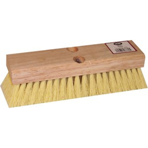 DQB 08755 10 White Tampico Deck Scrub Brush-1PK LANC-147480