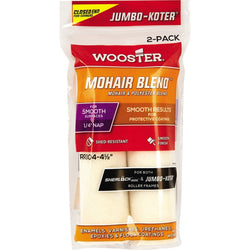 Wooster RR304 4-1/2 x 1/4 Nap  Mohair Jumbo-Koter Mini Roller Cover (2pk)