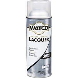 Watco 63081 11.25oz Gloss Clear Lacquer Wood Finish Spray Paint-1PK