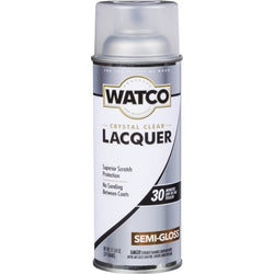 Watco 63181 11.25oz Semi-Gloss Clear Lacquer Wood Finish Spray Paint-1PK LANC-147877