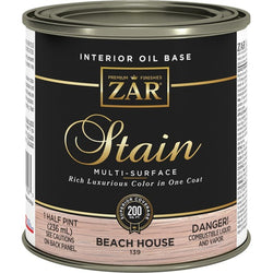 Zar 13906 .5Pt Beach House 139 Wood Stain-1PK
