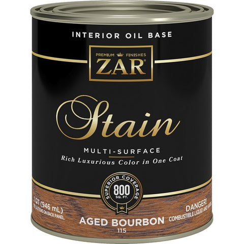 Zar 11512 Qt Aged Bourbon 115 Wood Stain-1PK