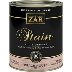 Zar 13912 Qt Beach House 139 Wood Stain-1PK
