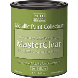 Modern Masters ME662 qt Semi Gloss Master Clear Metallic Topcoat-1PK LANC-149165