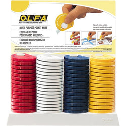 OLFA TK-4/60 Disposable Multi-Purpose Touch Knife with Retractable Blade (60/Display)-60PK