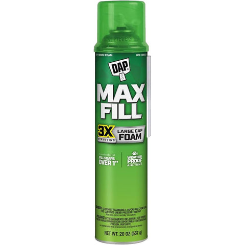 DAP 20012 20oz Max Fill 3X Large Gap Foam Expanding Sealant-1PK LANC-149420