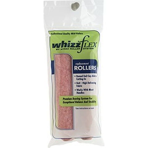 Whizz 44218 6-1/2 Pink Polyester 1/2 Nap Mini Roller 2Pk LANC-149461