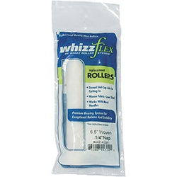 Whizz 44314 6-1/2 White Whizzflex Woven 1/4 Nap Mini Roller 2Pk