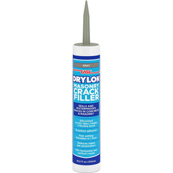 Drylok 30507 10.5oz Cartridge Gray Masonry Crack Filler-10PK