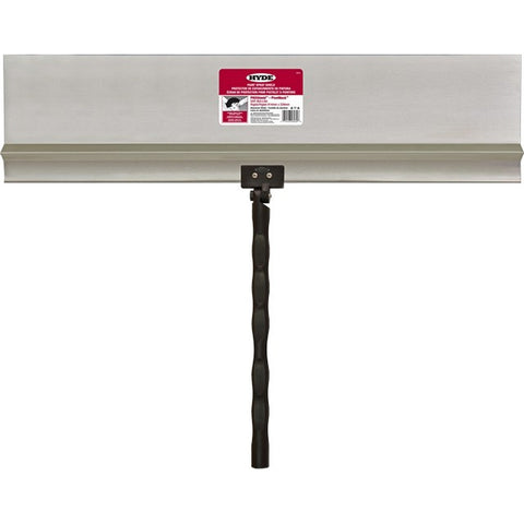 Hyde 28030 36 x 9 Aluminum Rigid Spray Shield w/ Pivot Neck & 18 Handle-1PK LANC-150439