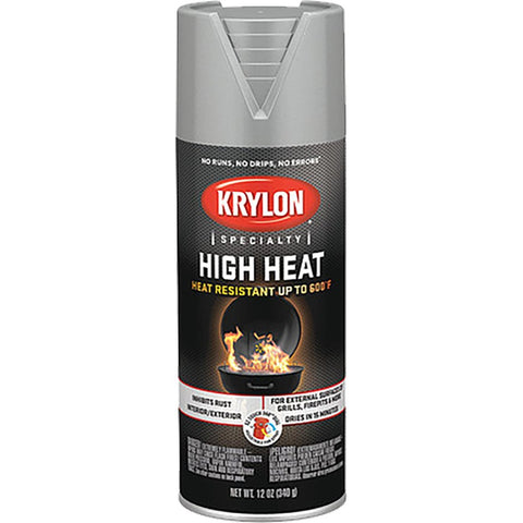 Krylon K01407777 12oz High Heat Aluminum Spray Paint-1PK LANC-150962