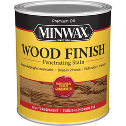 Minwax 70044 qt English Chestnut 233 Semi-Transparent Stain-1PK LANC-151215